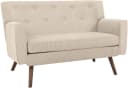 CLP Sofa Kioni Cordbezug 2-Sitzer Kautschukholz Bild 2
