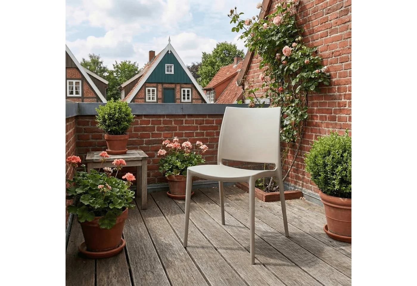 CLP Gartenstuhl Meton stapelbar wetterfest UV-beständig - Bild 4