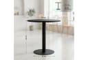 CLP Esstisch Jarla rund 70 cm schwarz modern Bild 1