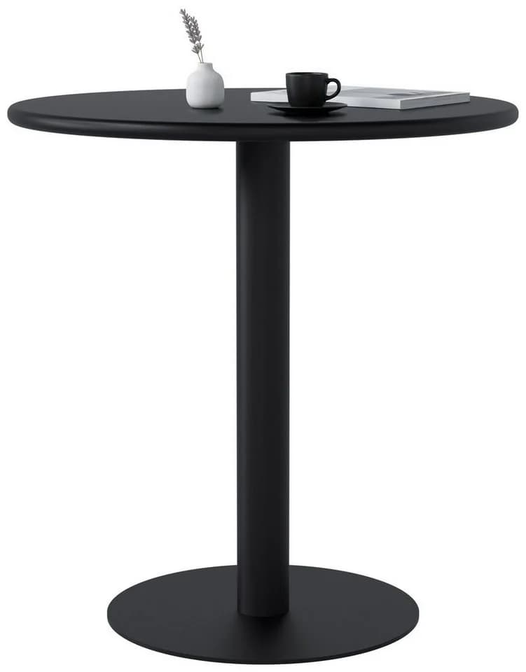 CLP Esstisch Jarla rund 70 cm schwarz modern - Bild 2