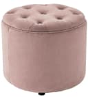 CLP Sitzhocker Pantin Rosa mit Stauraum und Samtbezug Bild 2