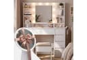 CLP Schminktisch Pretty mit LED Hollywoodspiegel und USB-Anschluss Bild 2