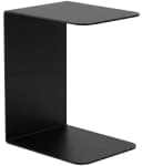 CLP Beistelltisch Selby C-Form Stahl Schwarz/Weiß Bild 4