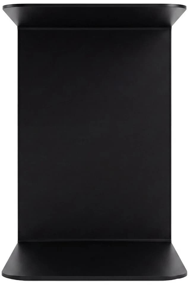 CLP Beistelltisch Selby C-Form Stahl Schwarz/Weiß - Bild 5