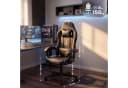 CLP Gaming Chair Racing Collins Kunstleder Schwarz Massagefunktion Bild 1