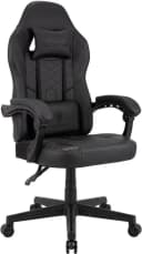 CLP Gaming Chair Racing Collins Kunstleder Schwarz Massagefunktion Bild 2