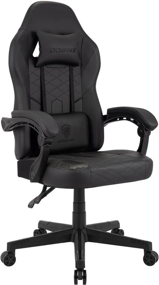 CLP Gaming Chair Racing Collins Kunstleder Schwarz Massagefunktion - Bild 2