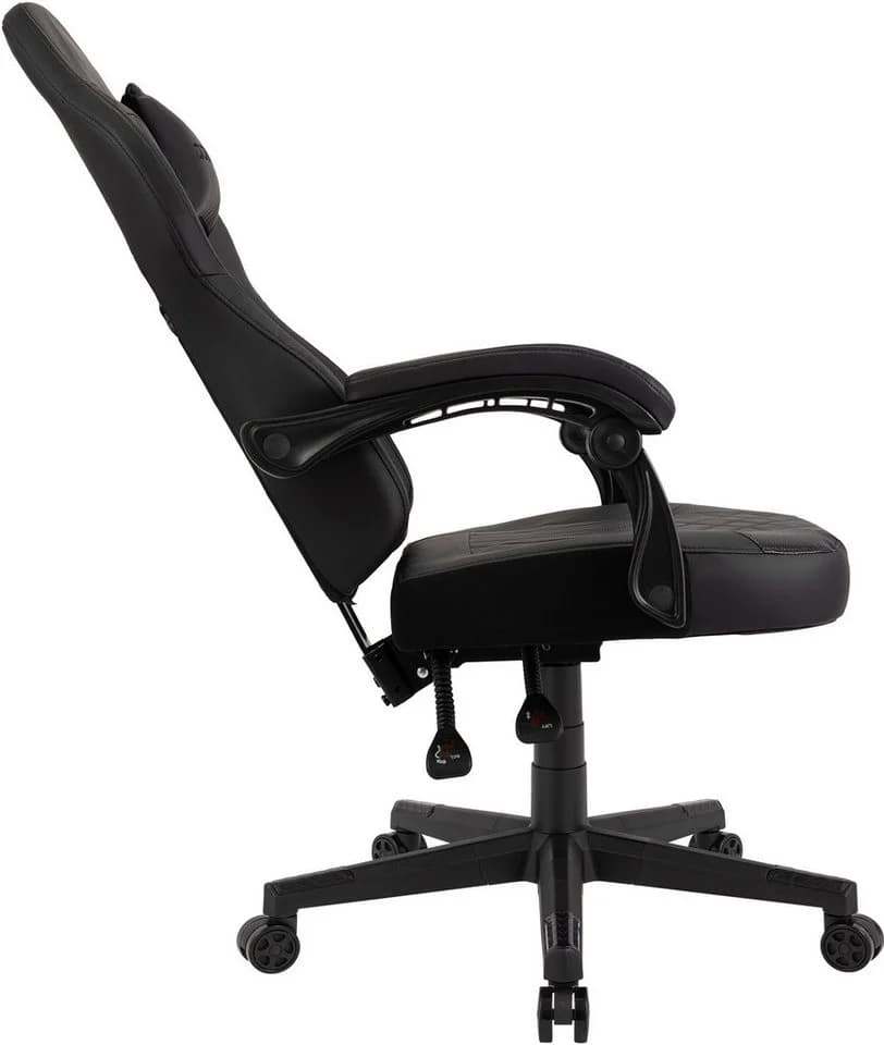 CLP Gaming Chair Racing Collins Kunstleder Schwarz Massagefunktion - Bild 5
