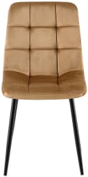 CLP Esszimmerstuhl Antibes 4er Set Samt Taupe Schwarz Bild 4