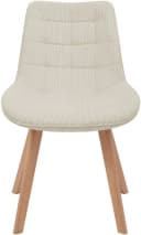 CLP Esszimmerstuhl Brook Cord Beige Skandinavisches Design Bild 4