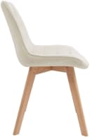 CLP Esszimmerstuhl Brook Cord Beige Skandinavisches Design Bild 5
