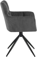 CLP Esszimmerstuhl Jonah Cord Grau 180° drehbar mit Rückholfunktion Bild 5