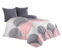 Visaggio Wendebettwäsche 100% Baumwolle Grau/Rosa Renforcé Set Bild 2