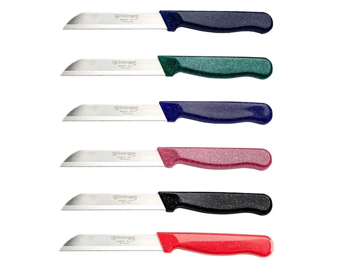 Visaggio Obtmesser Solingen Edelstahl Schälmesser mit Sägeschliff - Bild 2