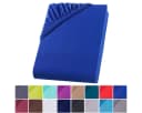 Visaggio Spannbettlaken Mikrofaser Rundumgummizug Blau Bild 2