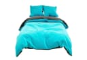 Visaggio Bettwäsche Winter Teddy Plüsch Fleece Wende Cashmere Touch Türkis Bild 2