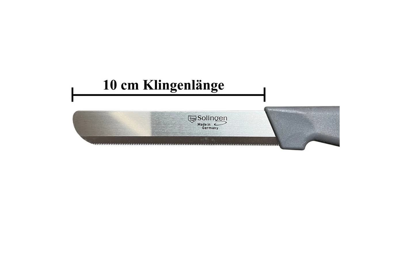 Visaggio Obstmesser Solingen Matt Edelstahl Sägeschliff - Bild 3