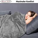 Visaggio Kuscheldecke Grau Polyester Flauschig Bild 5