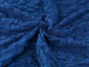 Visaggio Seersucker Bettwäsche Set 4-teilig Blau Gestreift Bild 4
