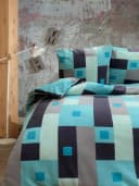 Visaggio Winter Fleece Bettwäsche 4 teilig Thermofleece Kuschelig Weich Karo Bild 4