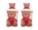 Visaggio Winter Fleece Bettwäsche Teddy Bär Partnerbettwäsche Bild 2