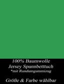 Visaggio Spannbettlaken Jersey 100% Baumwolle Grün Bild 3