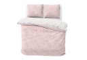 Visaggio Wendebettwäsche 100% Baumwolle Rosa Weiß Rauten Design Bild 2