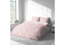 Visaggio Wendebettwäsche 100% Baumwolle Rosa Weiß Rauten Design Bild 3