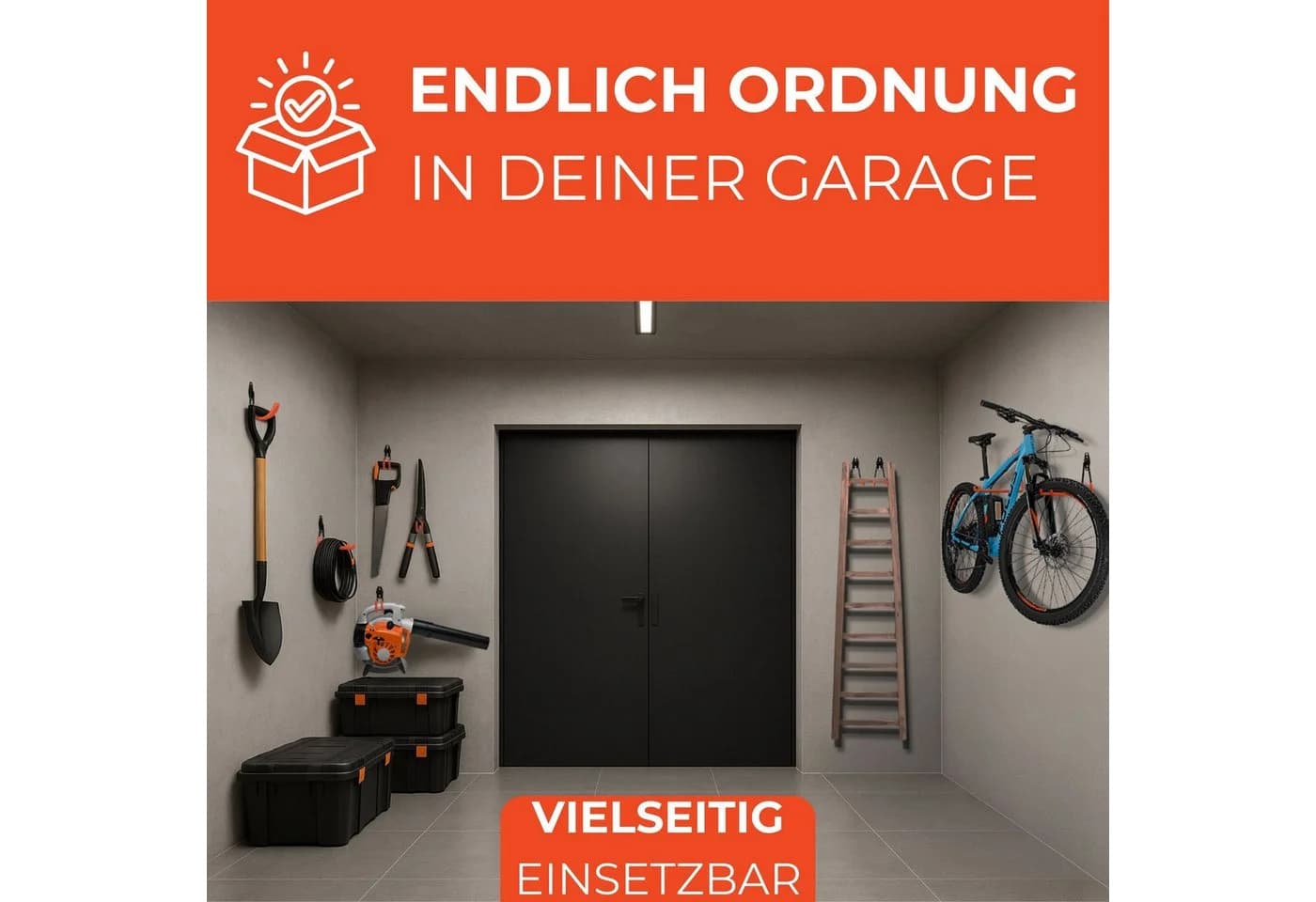bonsport Wandhaken 12er-Set für Garage & Zuhause - Bild 4