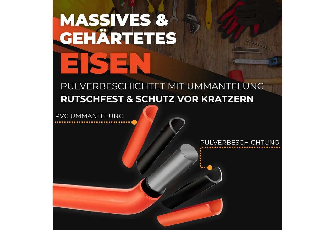 bonsport Wandhaken 12er-Set für Garage & Zuhause - Bild 5