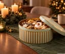 BALOU Living Keksdose 3er Set Weihnachten Metall gold/grün Bild 3
