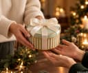 BALOU Living Keksdose 3er Set Weihnachten Metall gold/grün Bild 4