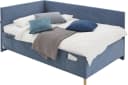 Stylife Polsterliege Blau Textil Eukalyptusholz Bild 2