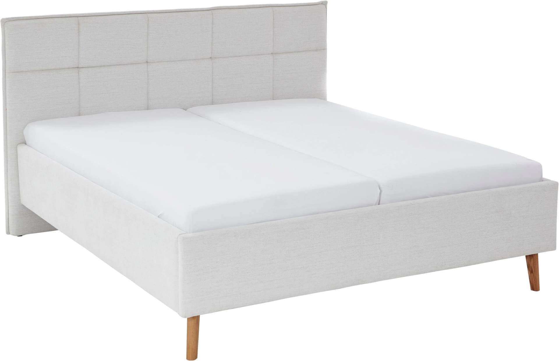 Meise Möbel Polsterbett Paulo Beige mit Bettkasten