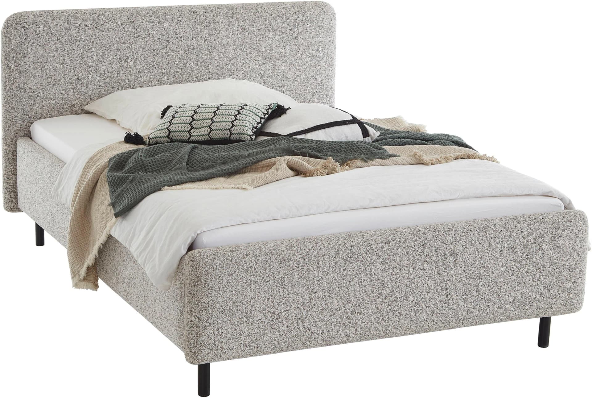 Meise Möbel Polsterbett Primo mit Bettkasten Beige
