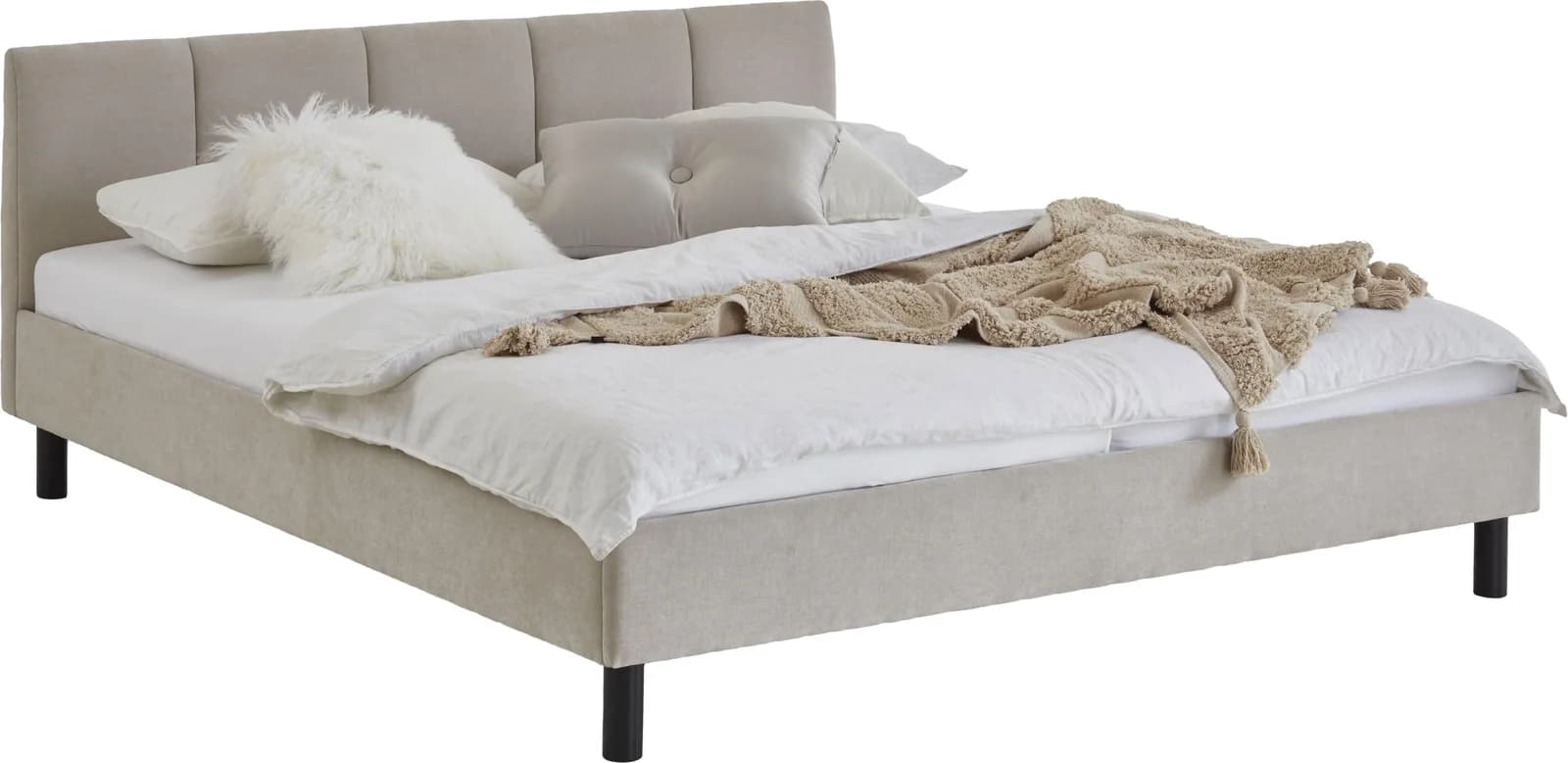 Meise Möbel Polsterbett Joker beige 180x200 cm