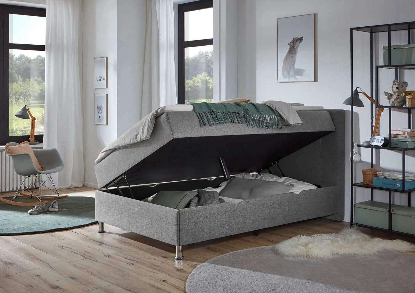 Boxbett INOSIGN Escalon mit Bettkasten und Topper - Bild 3