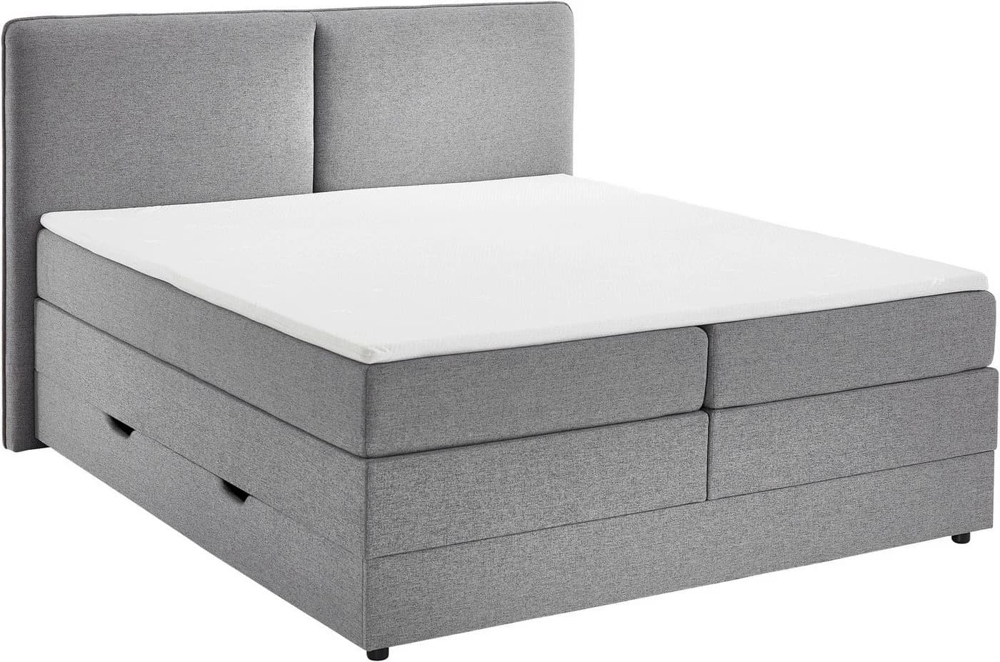 Boxbett Columbia Meise Möbel Grau mit extra großem Bettkasten - Bild 5