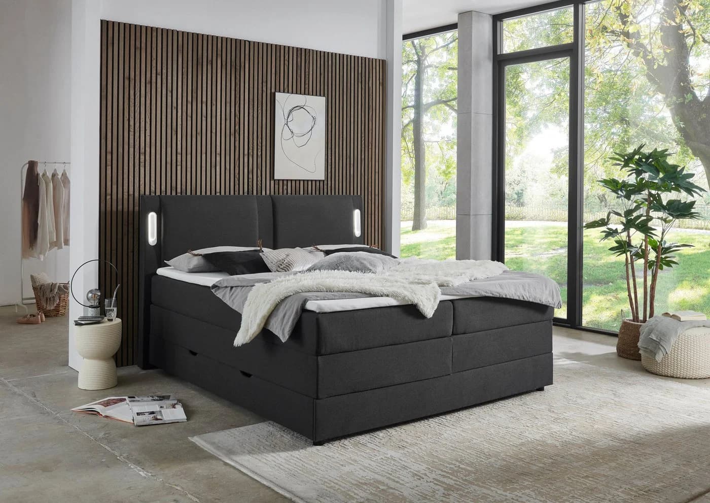 Home Affaire Boxbett Elverta Bettkasten LED-Beleuchtung - Bild 2