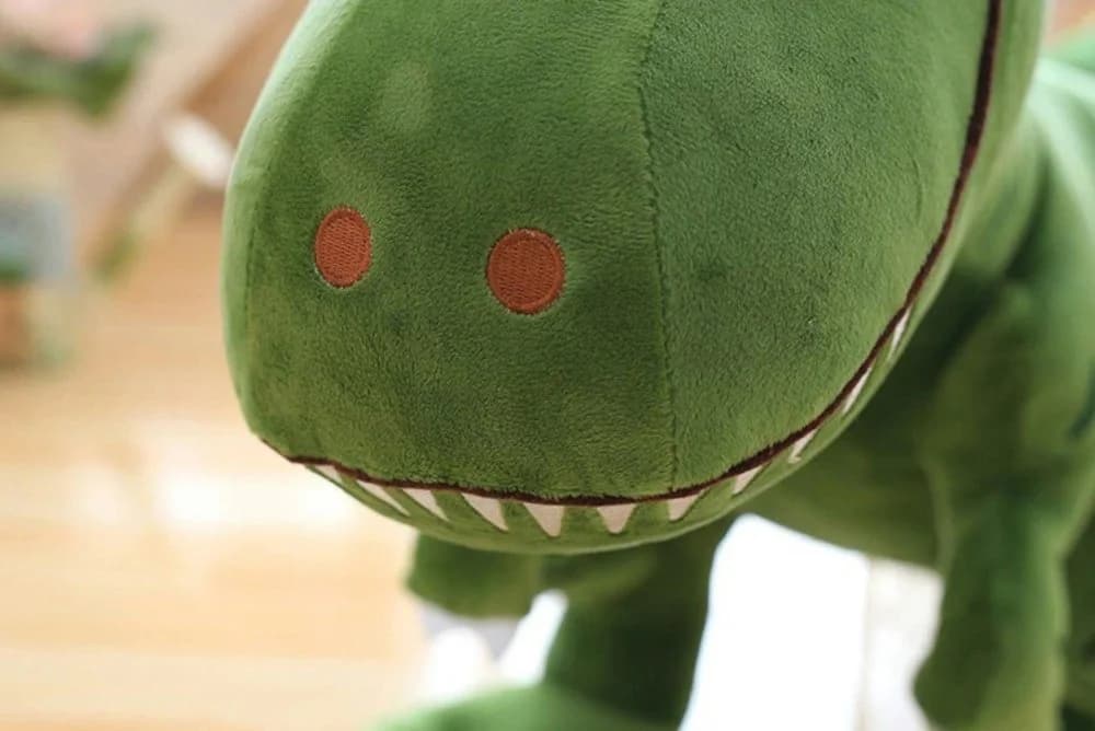 Tinisu Plüschfigur Dinosaurier T-Rex Kuscheltier 40 cm Grün - Bild 3