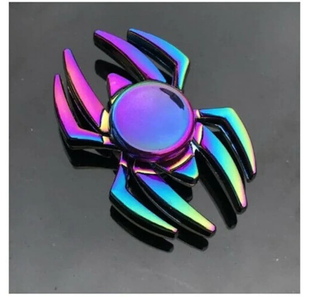Tinisu Fidget Spinner Rainbow Metall Finger