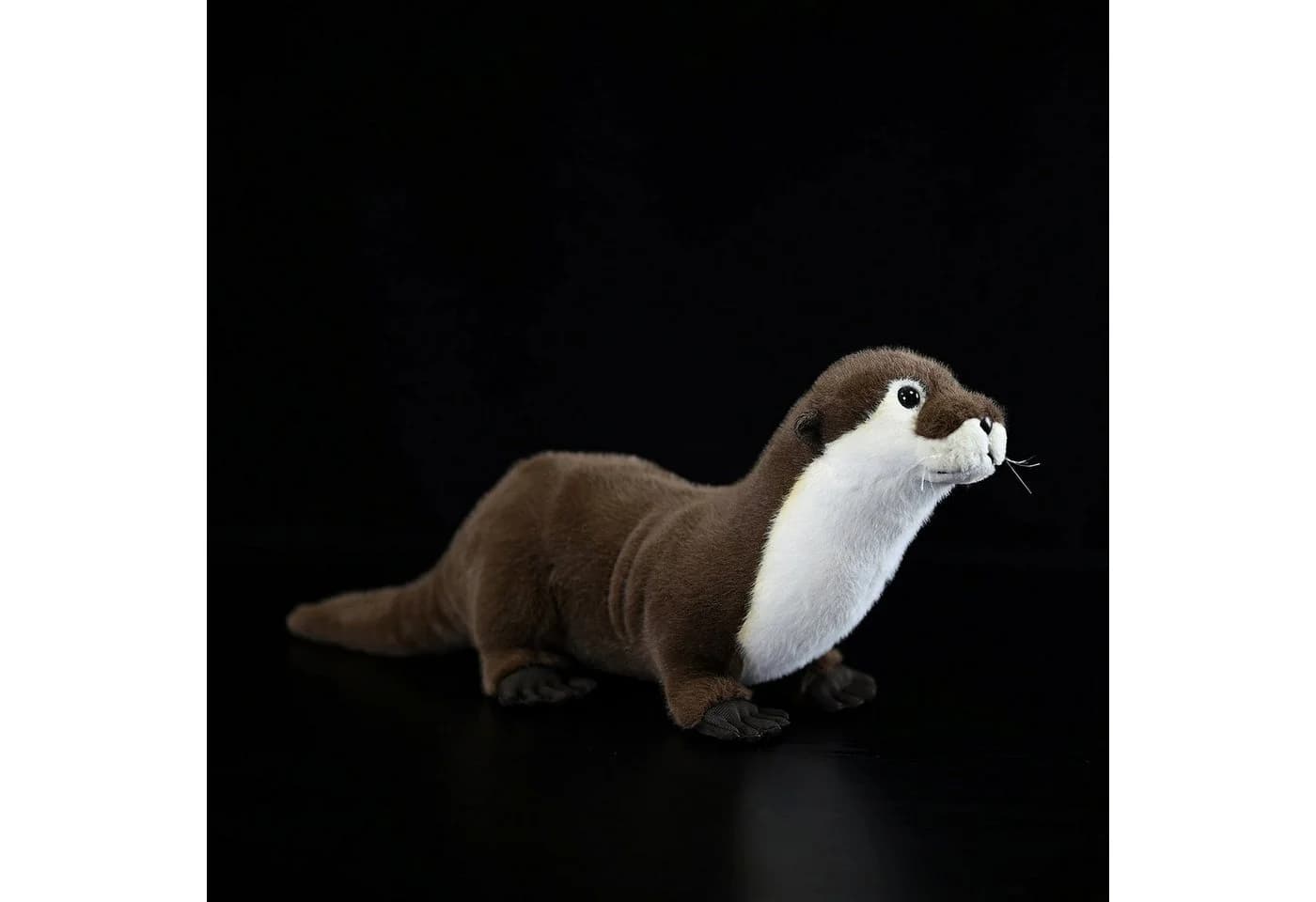 Tinisu Plüschfigur Otter Kuscheltier 42 cm – Realistisches Wildtier Stofftier - Bild 2
