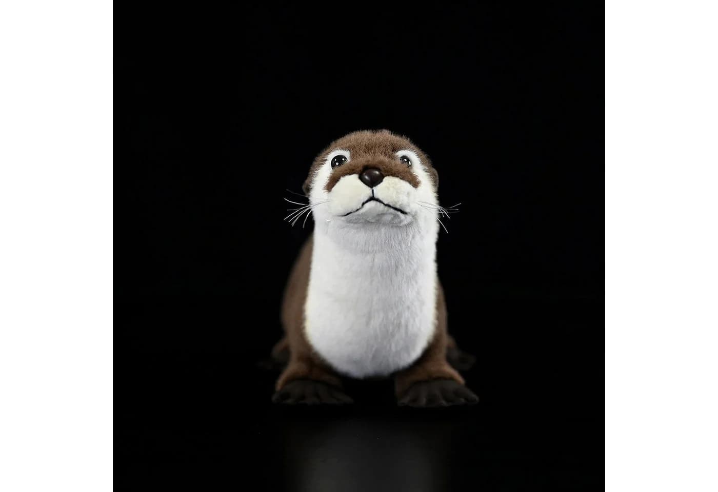 Tinisu Plüschfigur Otter Kuscheltier 42 cm – Realistisches Wildtier Stofftier - Bild 3