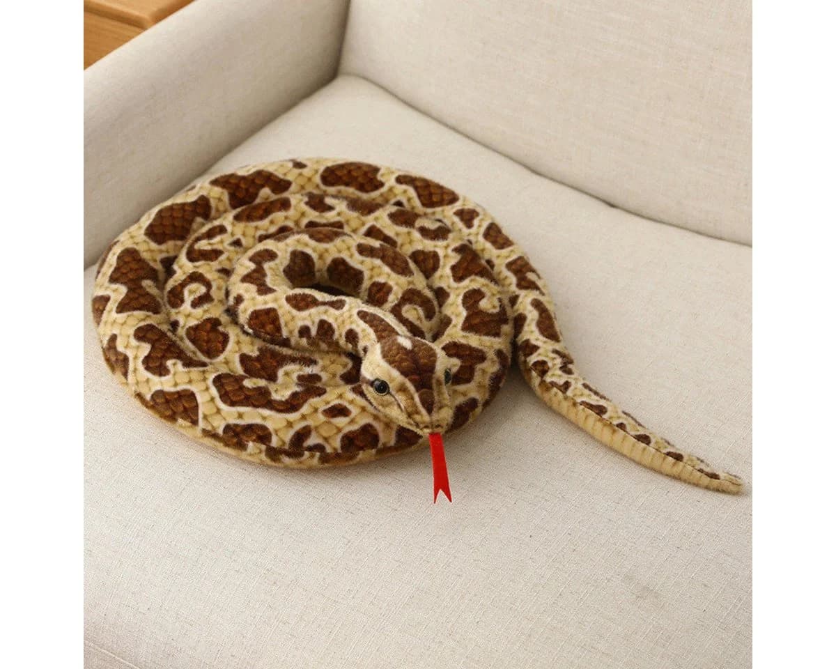 Tinisu Plüschpython XXL Kuscheltier in Braun - Bild 2