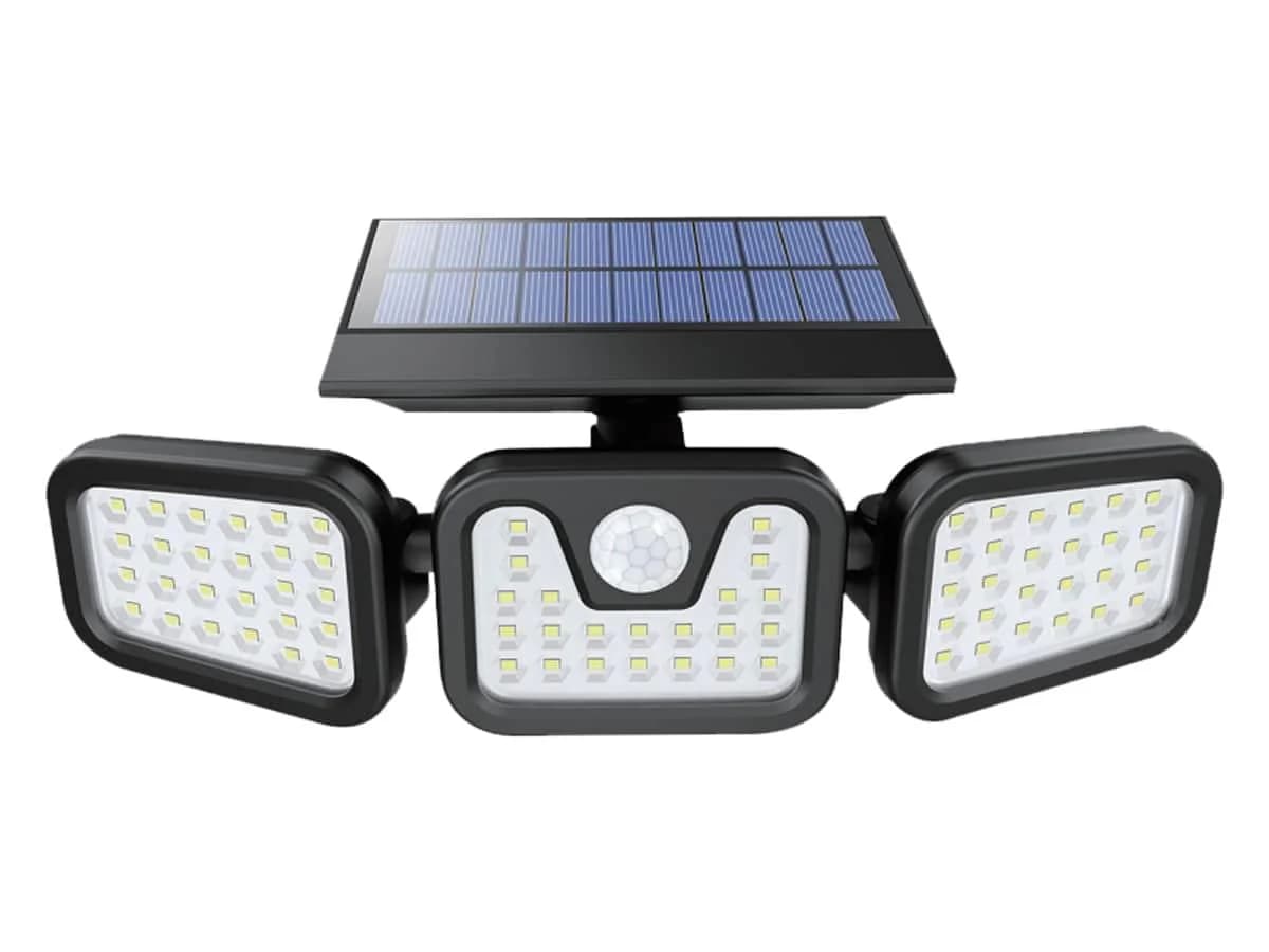 LUXULA Solar-LED Wandleuchte LXSO700126 PIR-Sensor 4000K IP54