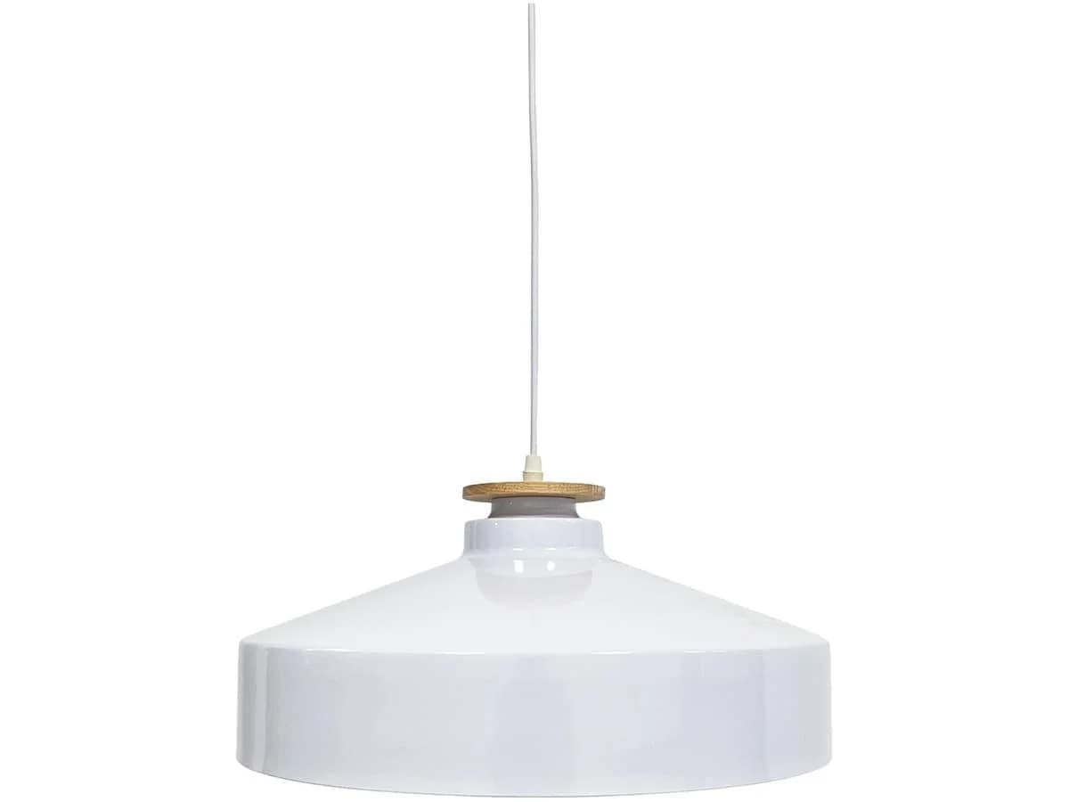 ENOVALITE Pendelleuchte ELED700170 E27-Fassung IP20 40 cm Weiß Rund
