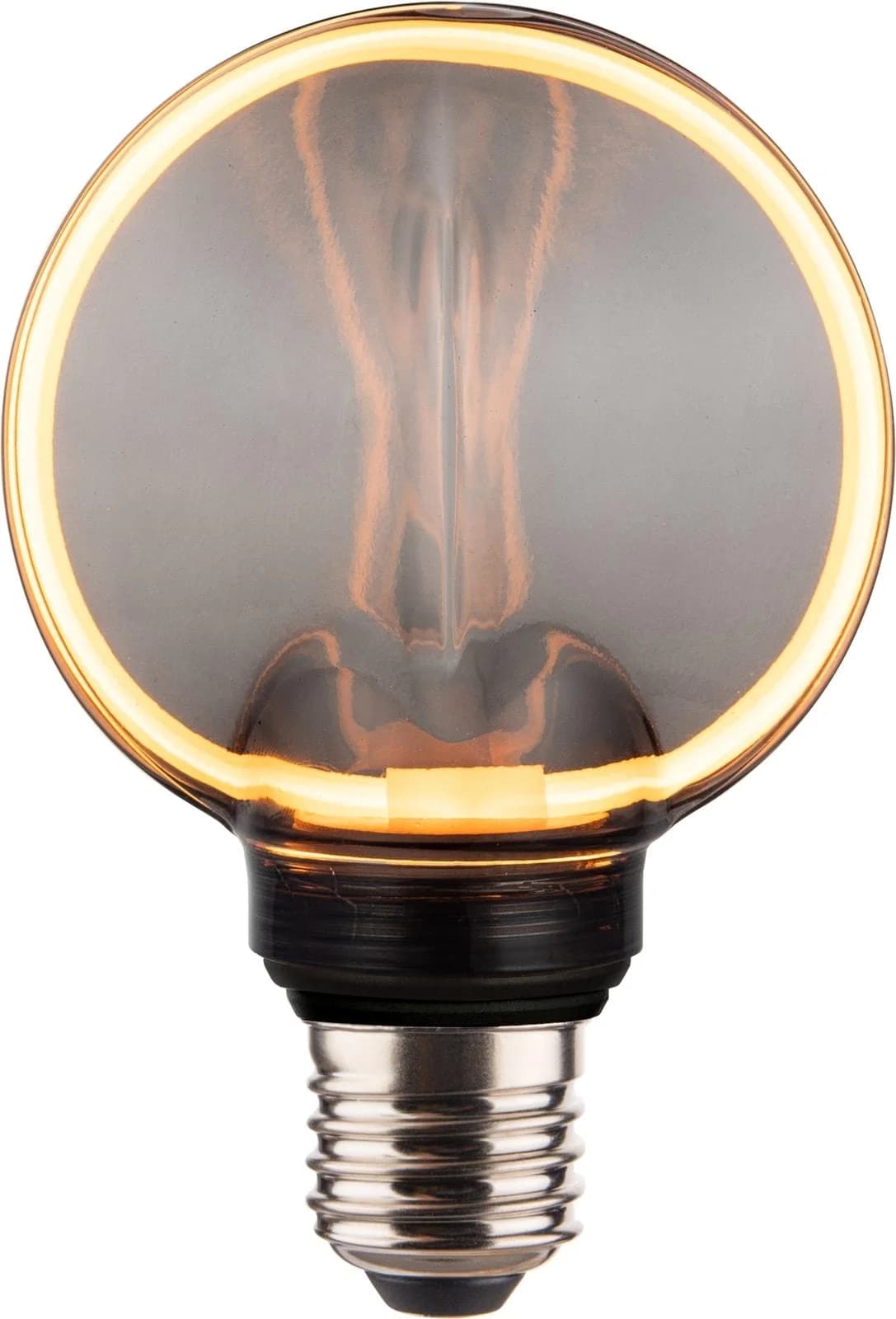ENOVALITE LED-Filament-Lampe Circle Smoke E27 4W 100lm 1800K