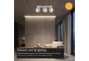 ENOVALITE LED Aufbaustrahler GLOBE 3-flammig Weiß Aluminium Bild 4
