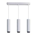 LUXULA LED Pendelleuchte 3-fach Weiß Aluminium Bild 2