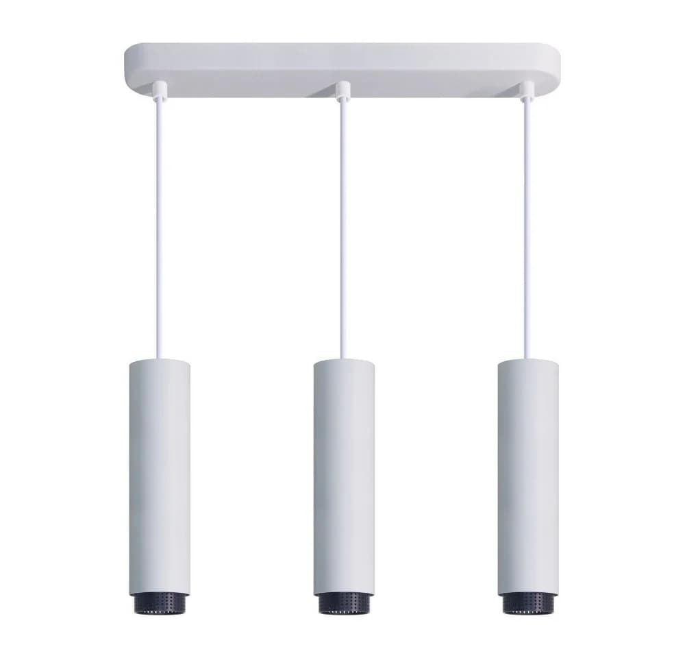 LUXULA LED Pendelleuchte 3-fach Weiß Aluminium - Bild 2